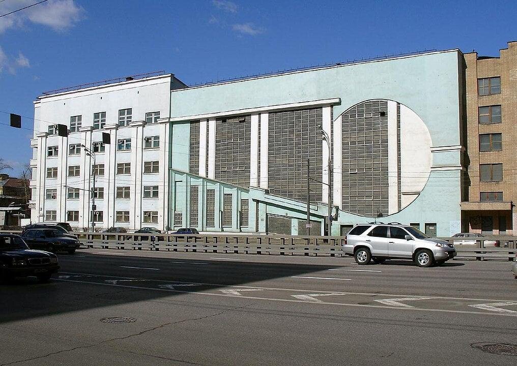 Гараж Интуриста, арх. Константин Мельников, Москва, Россия, 1932–1934