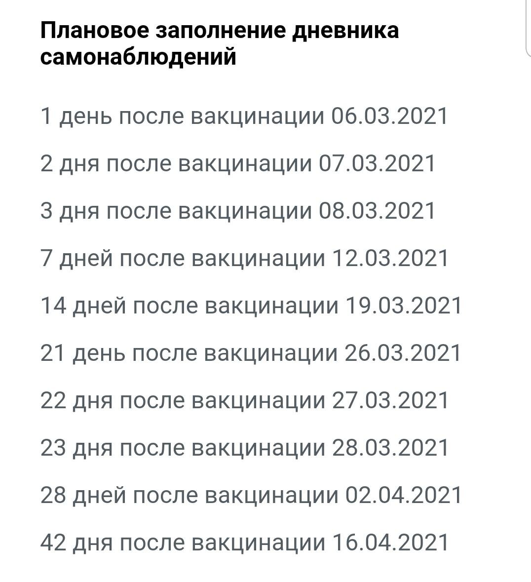 дневник наблюдения с Госуслуг