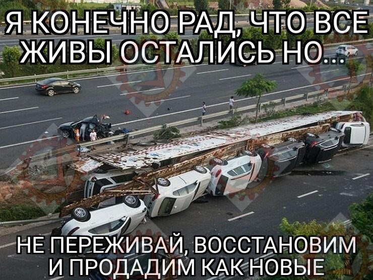 После такого ДТП их все равно везут диллерам дзюдо