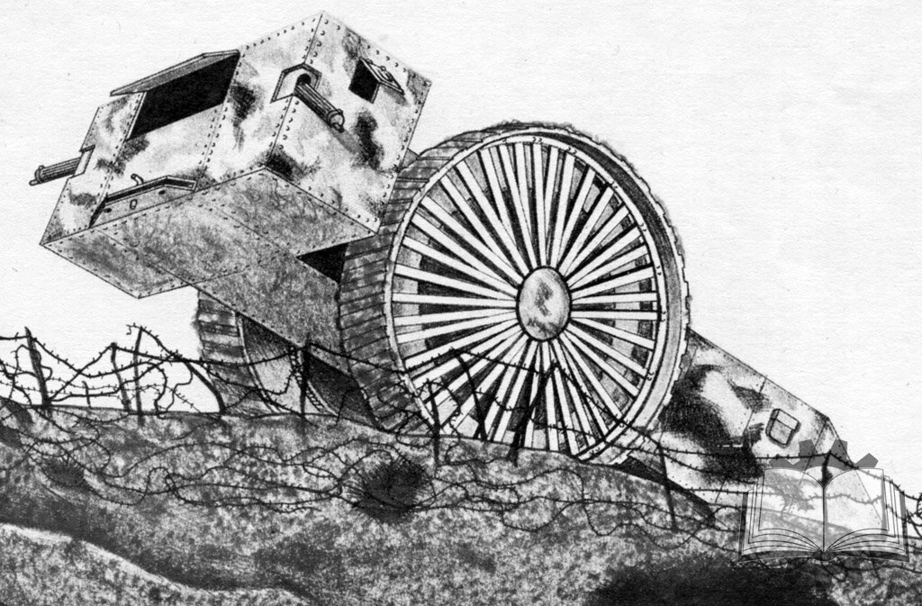 Траншейный трактор Триттона. Таких проектов, в начале работ по танкам, было много. 