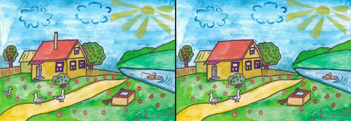 Картинка - детский рисунок из сети "Интернет"