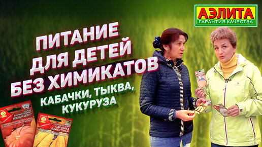 Диетическое Питание для Детей. Урожай БЕЗ химикатов – Кабачки, Тыква, Кукуруза