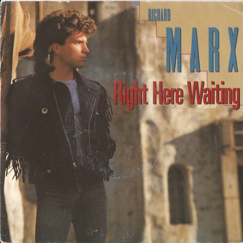 Обложка сингла "Right Here Waiting" американского певца и автора песен Ричарда Маркса