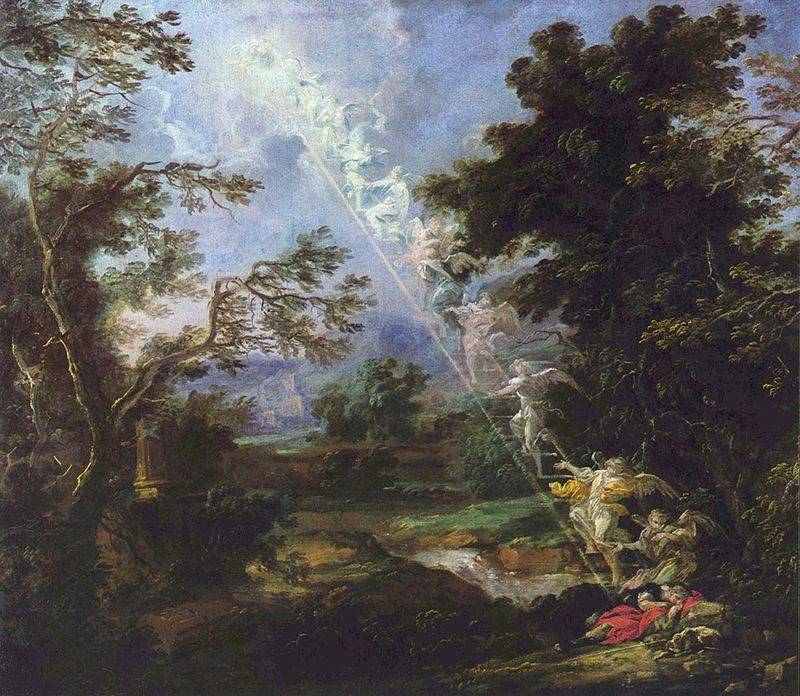 "Landschaft mit dem Traum Jakobs", ок.1691