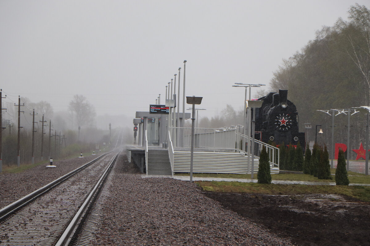Платформа Ржевский мемориал в день открытия