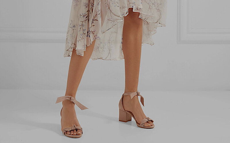 Нюдовые босоножки