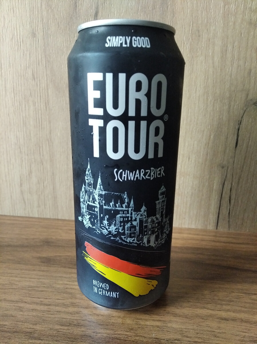 пиво EuroTour Schwarzbier: простой немецкий тёмный лагер из Красное&Белое |  Хмельной Барон | Дзен