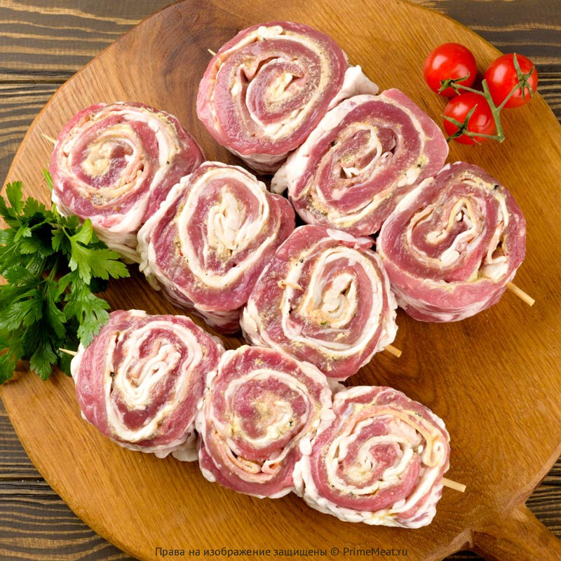 Гриль-роллы из баранины - 1352 руб за 1 кг