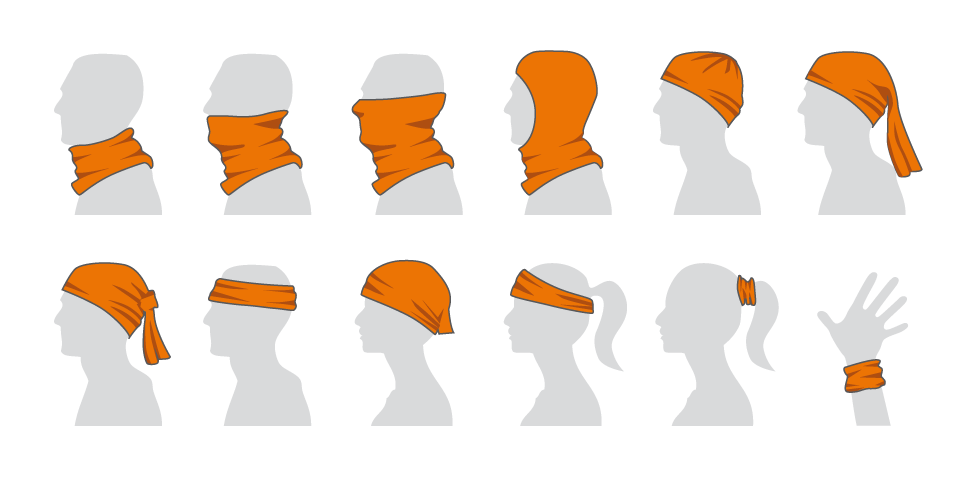 12 способов ношения баффа