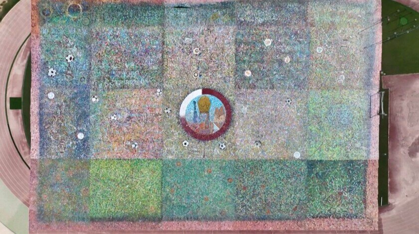    Так выглядит картина с высоты птичьего полета. Фото: euronews