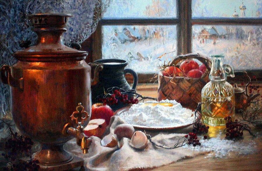 Деревенский самовар