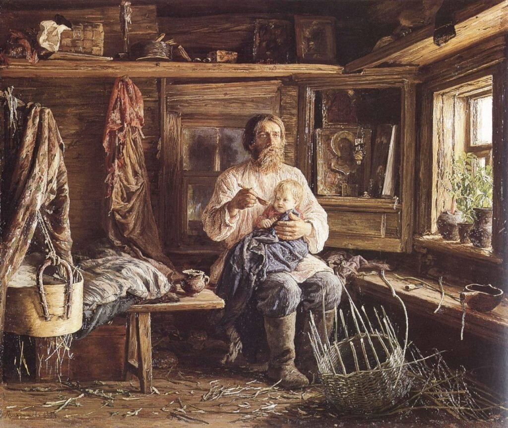 Василий Максимов, "Слепой хозяин", 1884