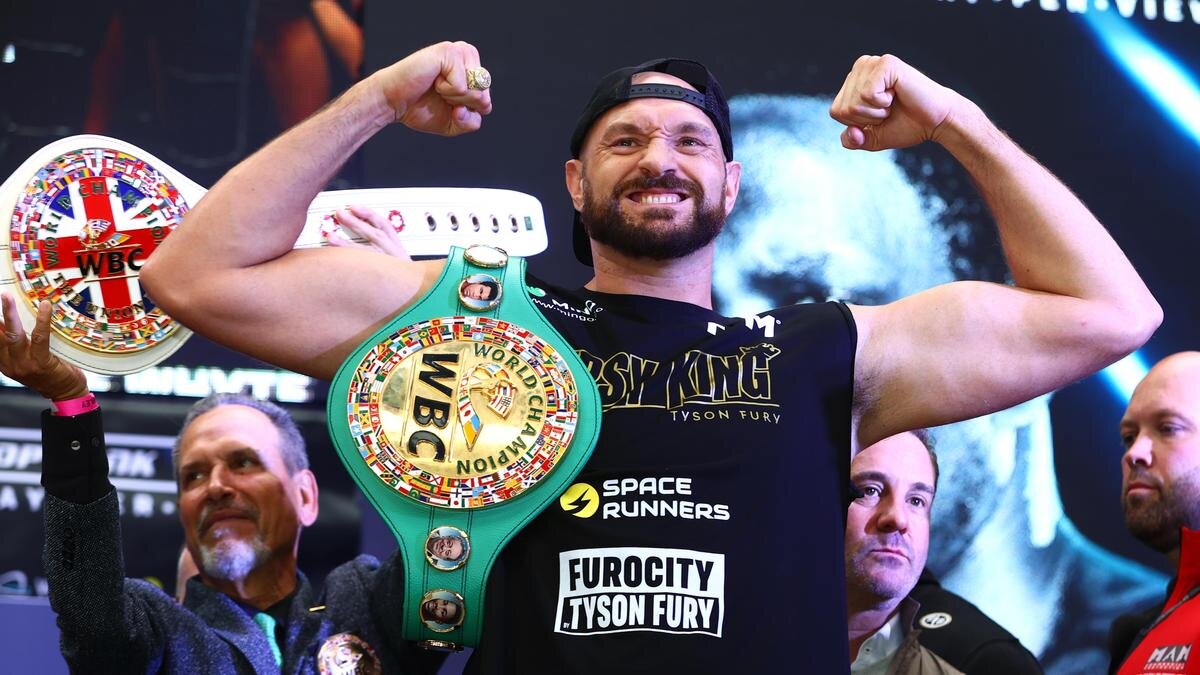    Тайсон Фьюри:Mikey Williams/Top Rank Inc via Getty Images