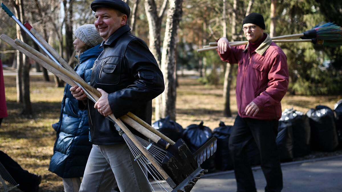   Общегородской субботник© РИА Новости . Александр Кряжев