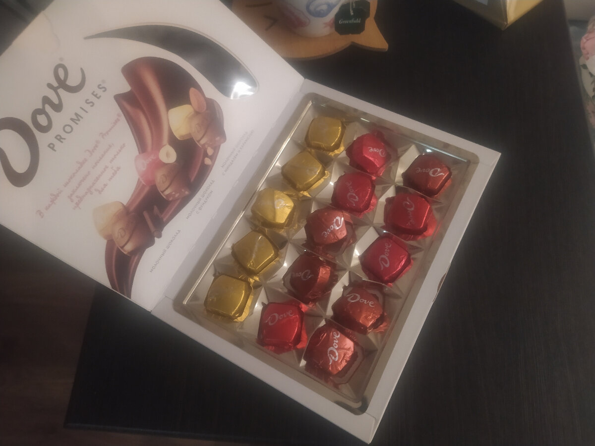 Конфеты подарила подруга