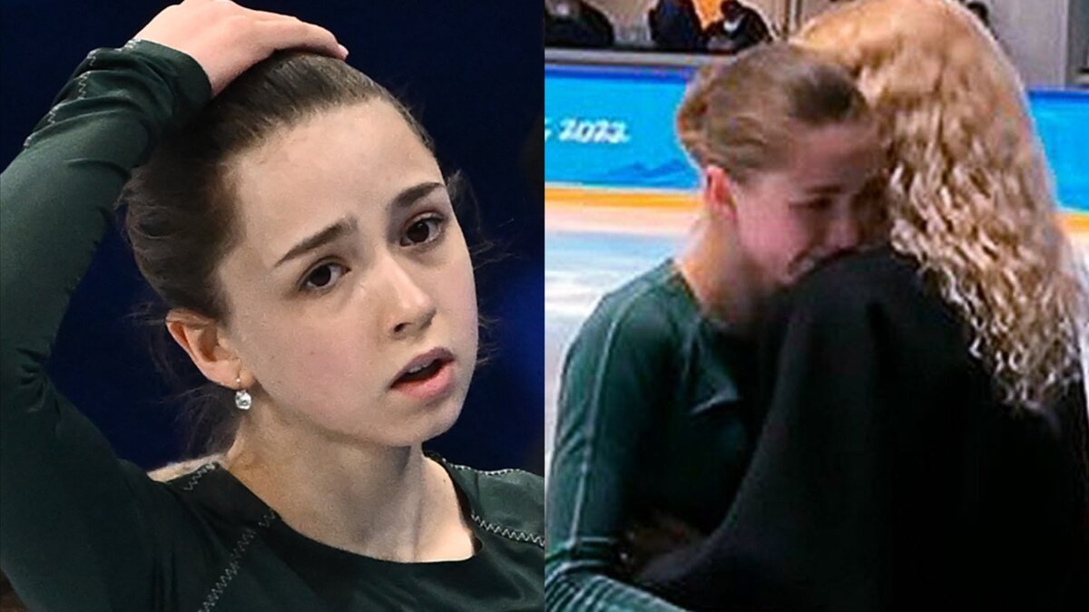 Камилла Валиева плачет на Олимпиаде