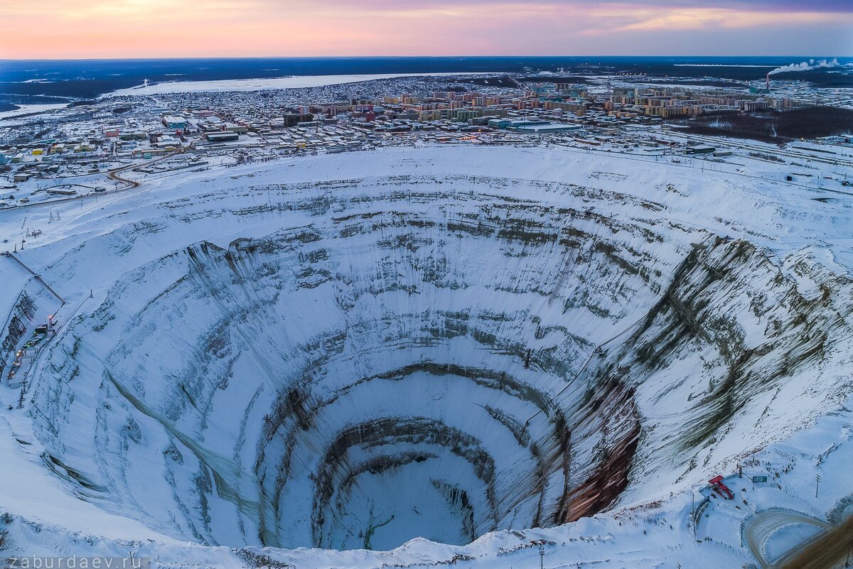 Шахта зимой