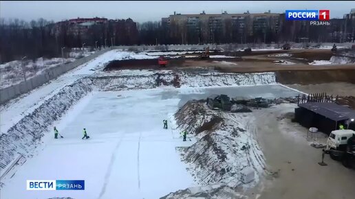 Госпиталь в Рязани возводят круглосуточно