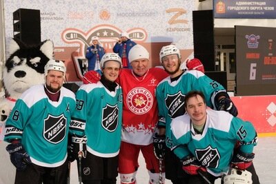    Матч звезд хоккея и сборной жителей Подмосковья в Чехове © Сайт Министерства физической культуры и спорта Московской области