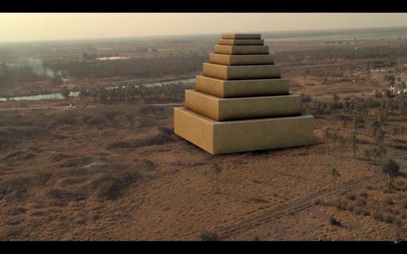 скриншот из фильма «Раскрытие тайн Вавилона» , реконструкция