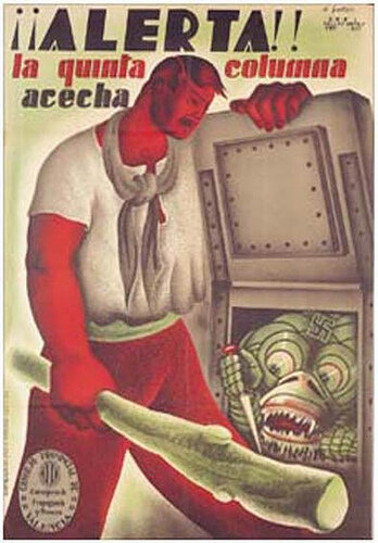 «Внимание! Пятая колонна подстерегает!» (республиканский пропагандистский плакат)