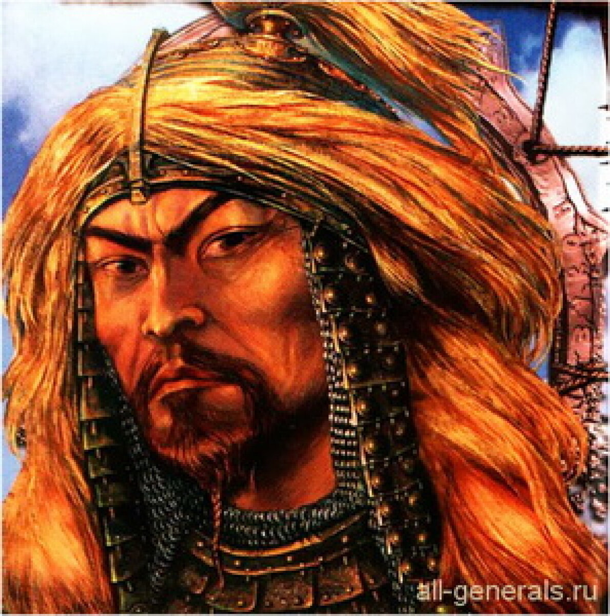 Так (или примерно так))) мог выглядеть Есугей-багатур, будущий отец Темуджина (Чингисхана). Изображение взято из открытых источников только для иллюстрирования текста