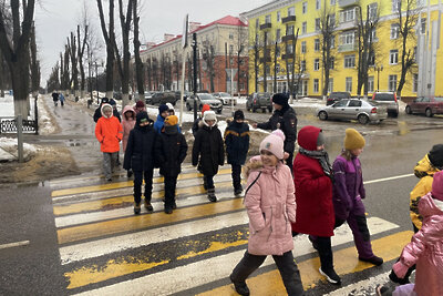    Экспресс-занятие «Безопасный маршрут» с учащимися © Главное управление МВД России по Московской области