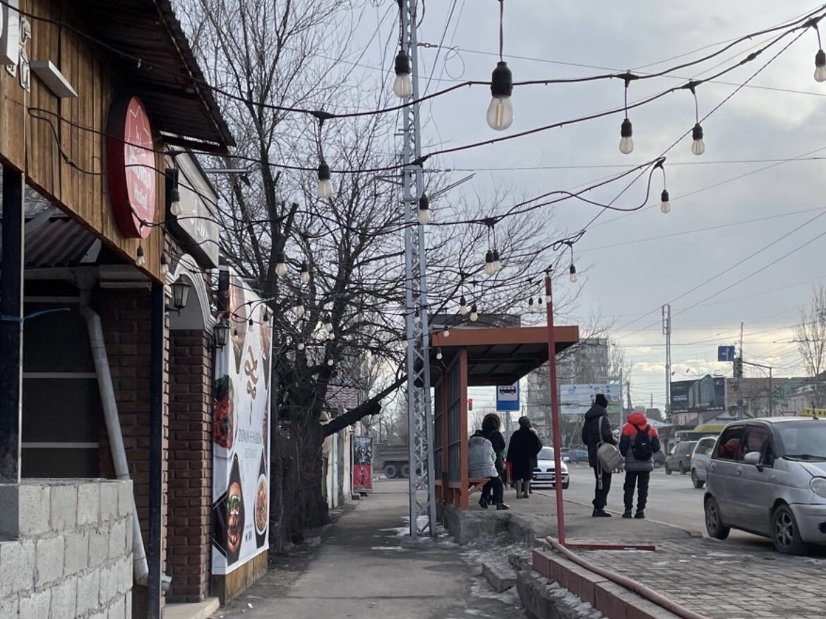 Остановка возле моего дома