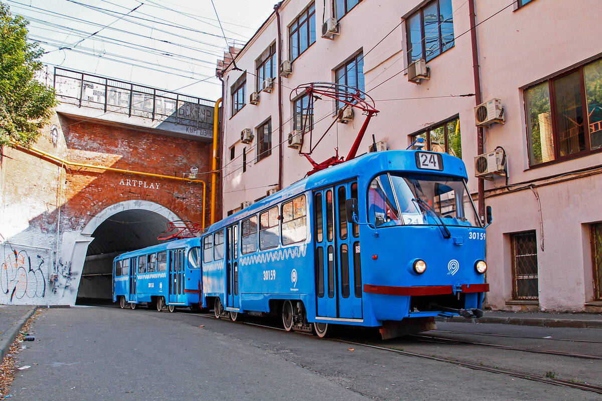 Сцепка МТТЧ на 24 маршруте Москвы. Автор фото: Макс Строгинский. Источник — transphoto.org