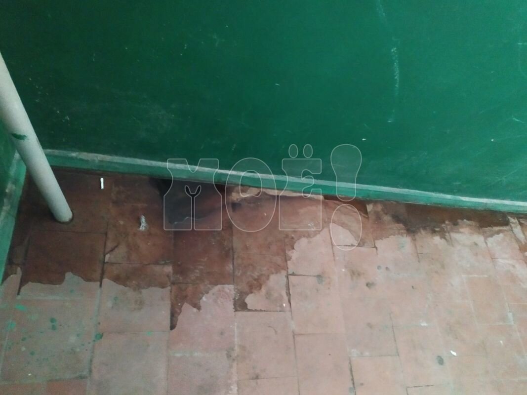    Сырость проникла и в подъезд. Фото: читательница «МОЁ! Online»