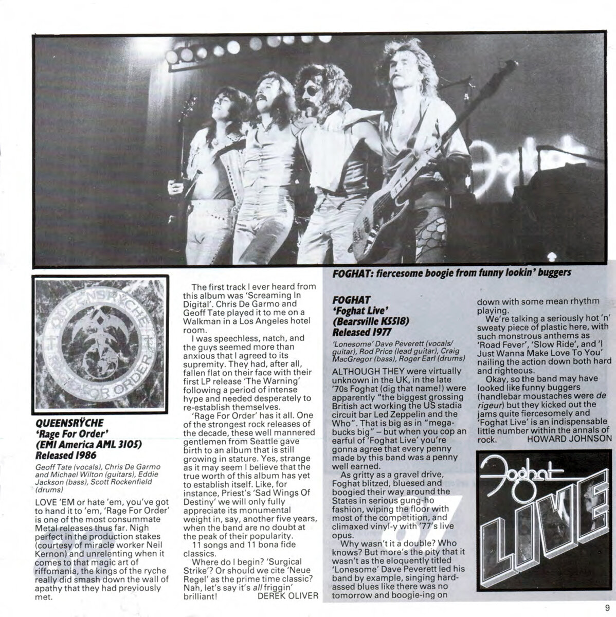 Страница журнала Kerrang!