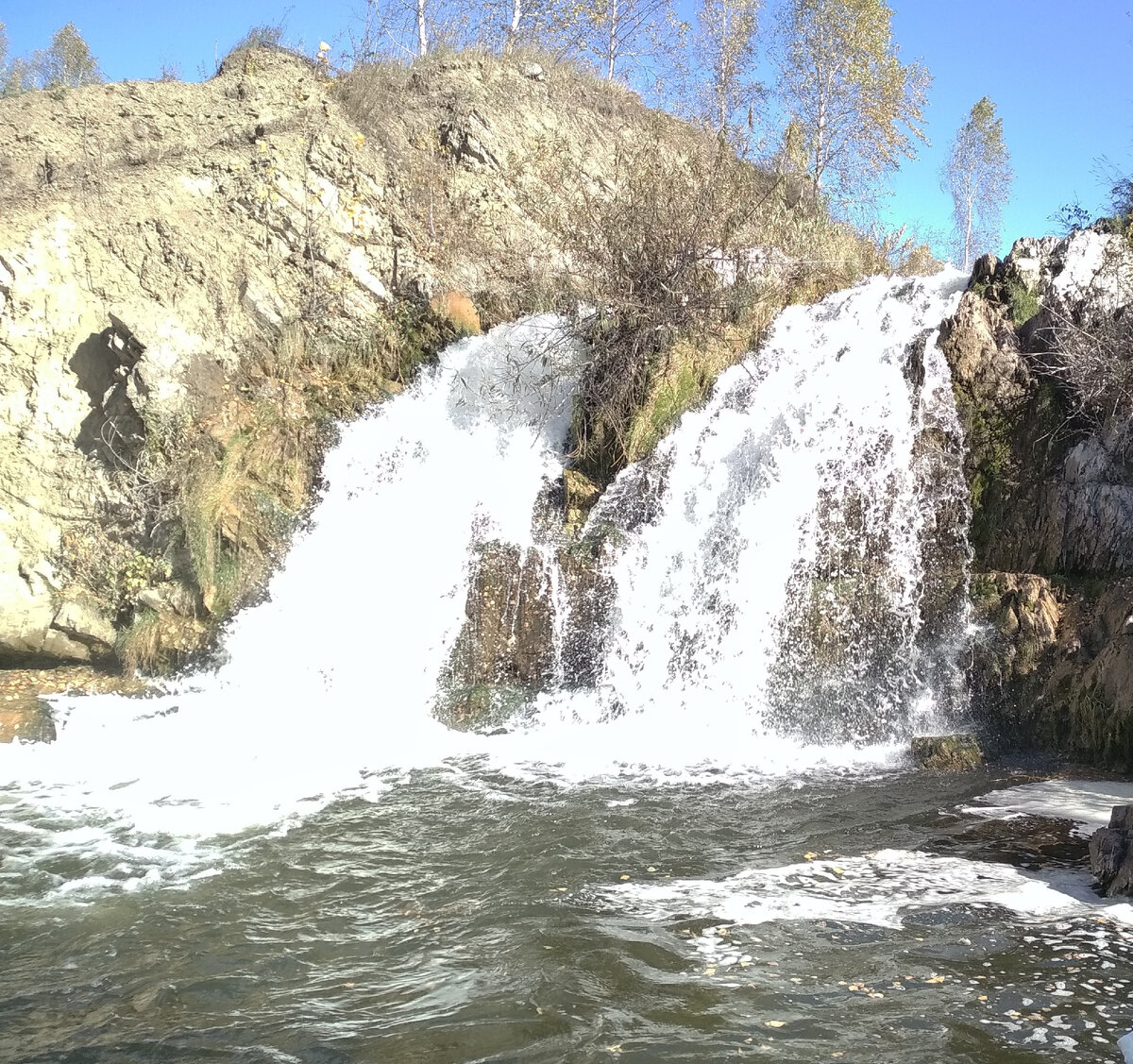 Беловский водопад, сентябрь 2018