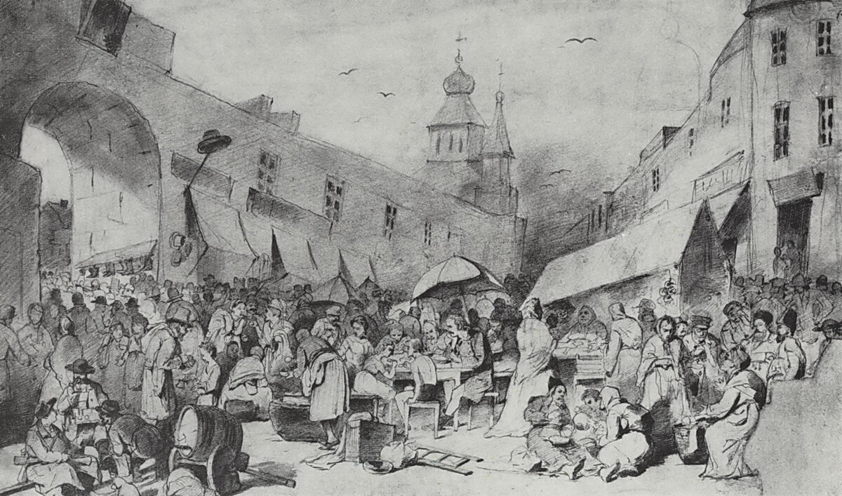 «Толкучий рынок в Москве», В.Г. Перов, 1868 г.