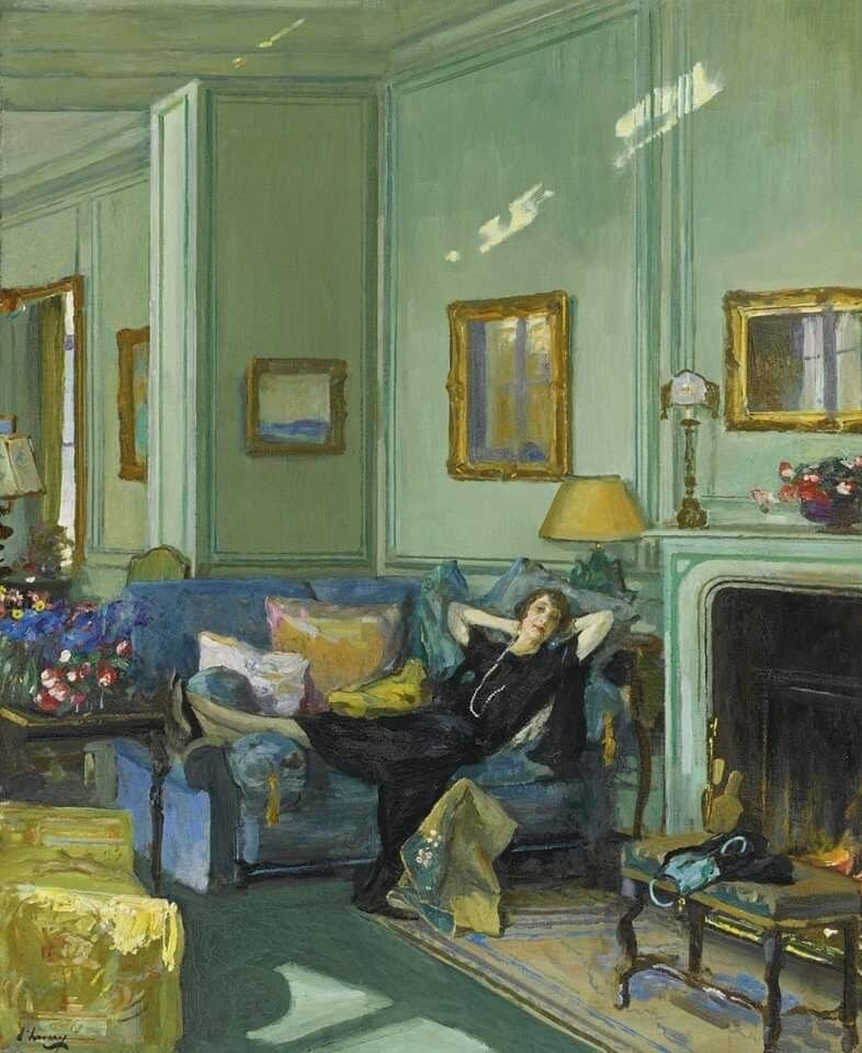 Sir John Lavery RA, Mrs Osler, 1929