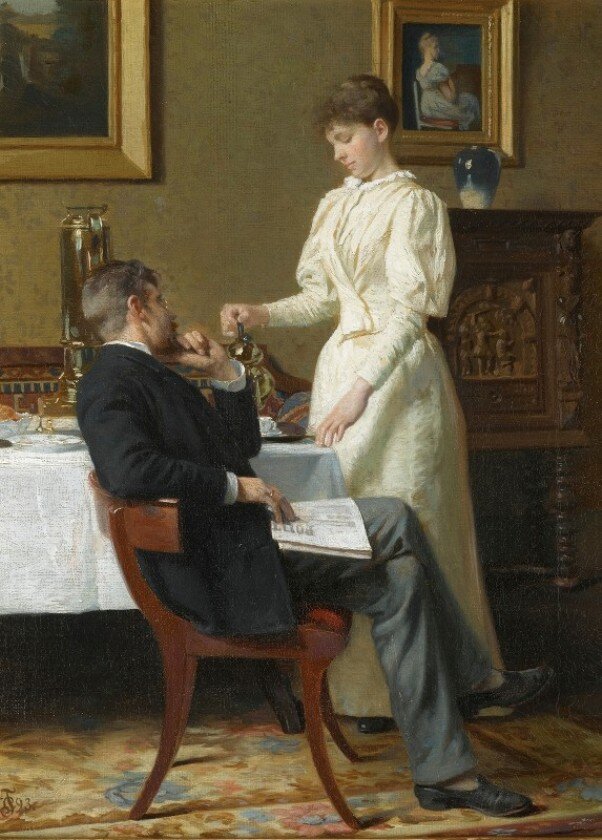 Медовый месяц, Карл Томсен, 1893