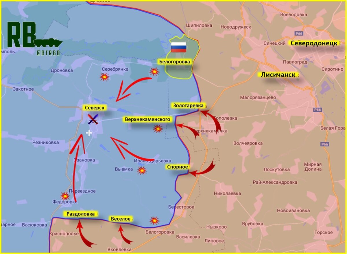 Карта боевых действий на украине на сегодня лиманское направление