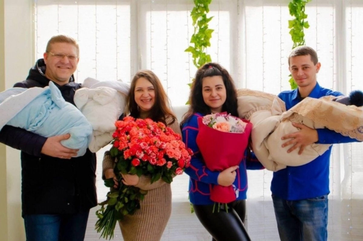    В Ростове выписали две двойни, одна из которых родилась у женщины из ДНР