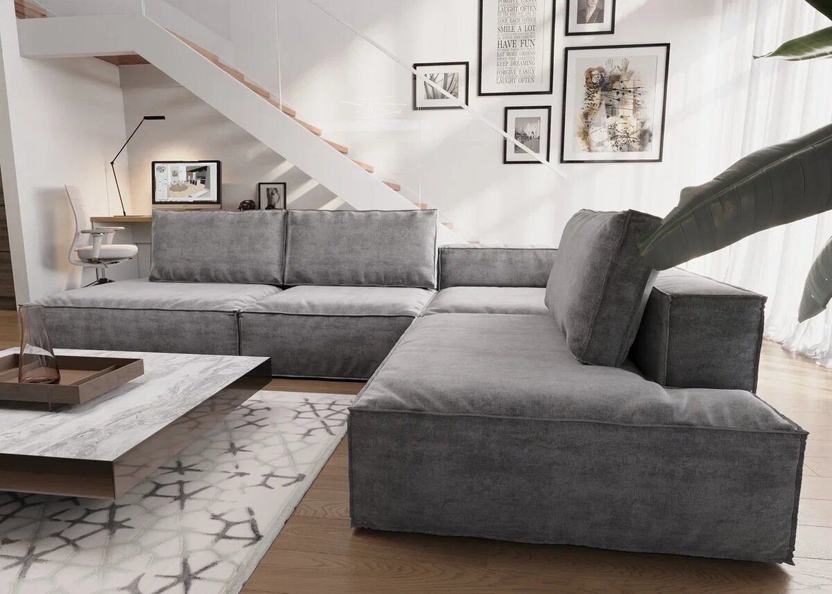 Диван UOMO серый (арт. 004)