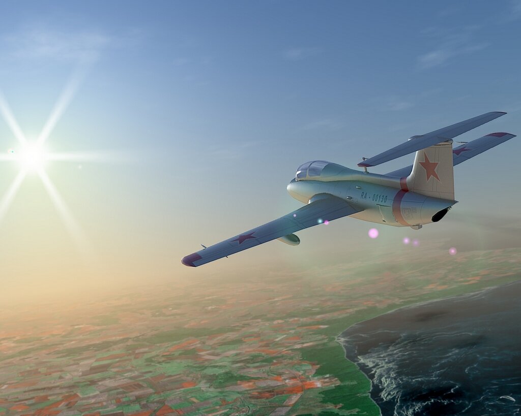 Л-29 в полёте