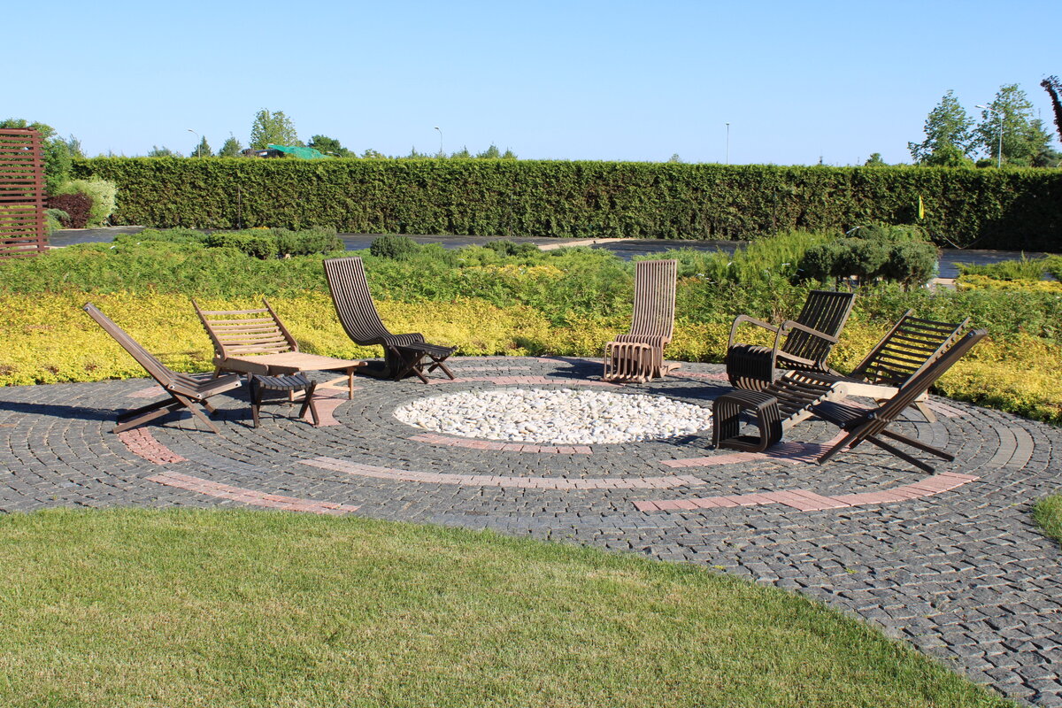 зона отдыха на участке