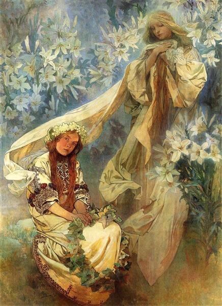 Мадонна с лилиями (1905 г.)