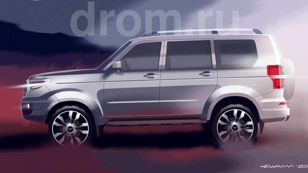 Эскиз УАЗ Патриот 2020/Drom.ru