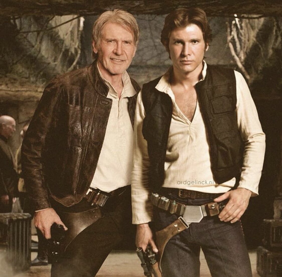 Харрисон Форд. Тогда и сейчас.