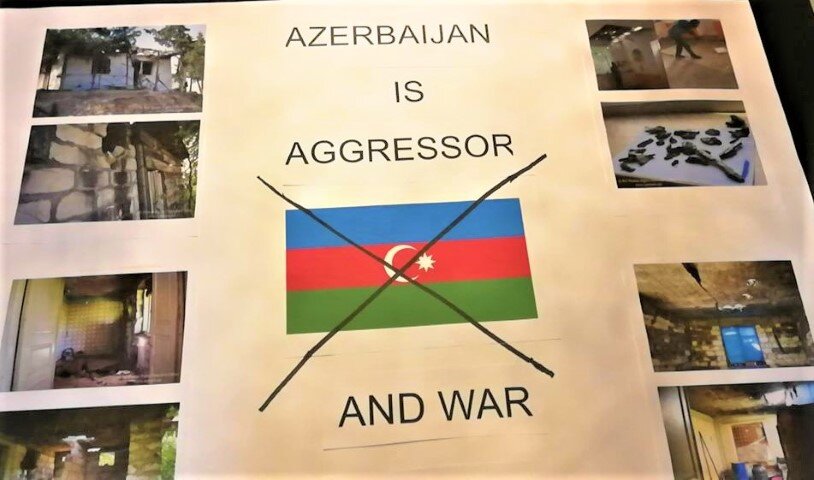 В Израиле прошла демонстрация против агрессии Азербайджана и в поддержку Армении