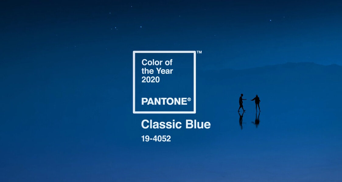 Цвет 2020-го года - Классический синий (Classic Blue 19-4052 Pantone)