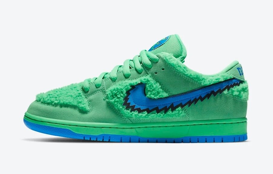 GRATEFUL DEAD X NIKE SB DUNK LOW “GREEN BEAR” и “YELLOW BEAR”
