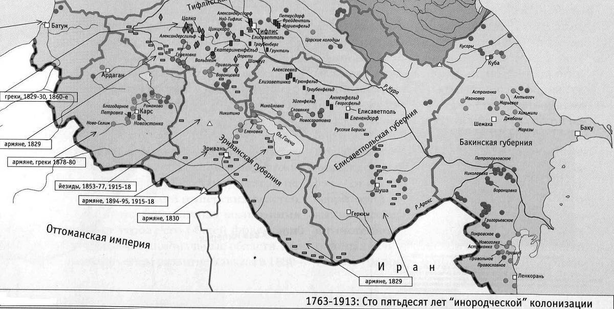 Азербайджанская империя карта