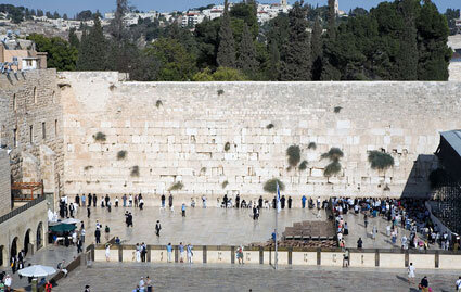 стена плача Иерусалим