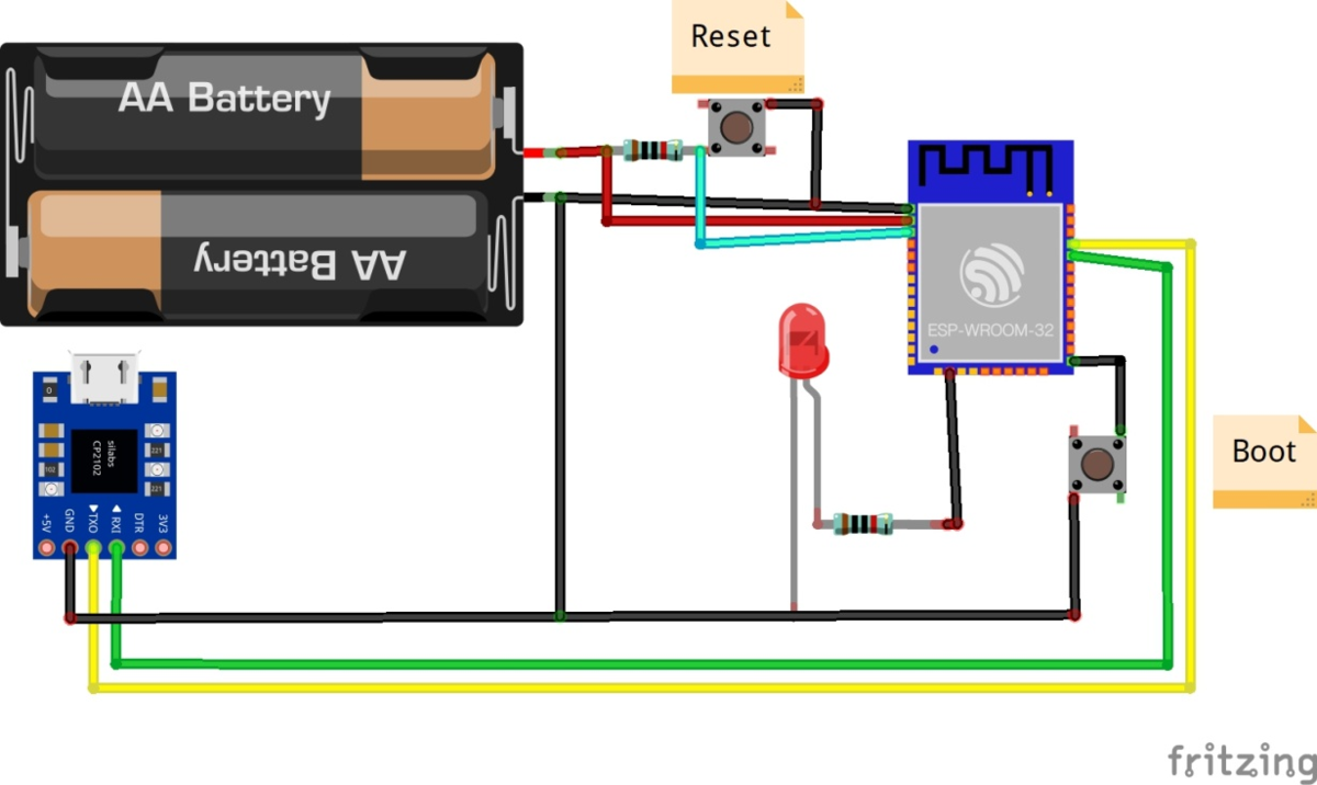 Esp32 схема подключения