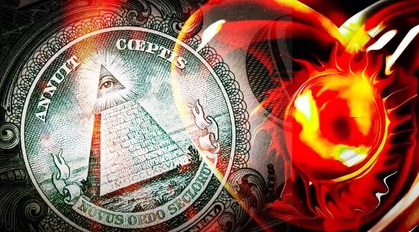 Новый Мировой Порядок (novus ordo seclorum), надпись на 1$-вой купюре США